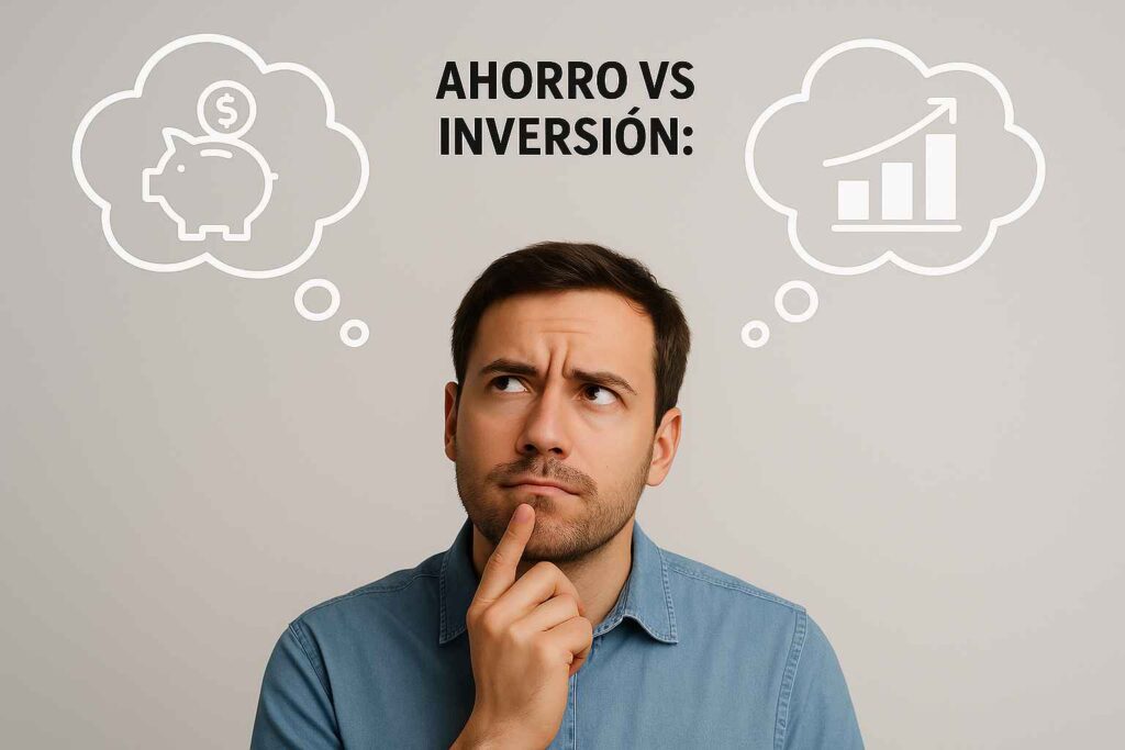 Ahorro vs inversión