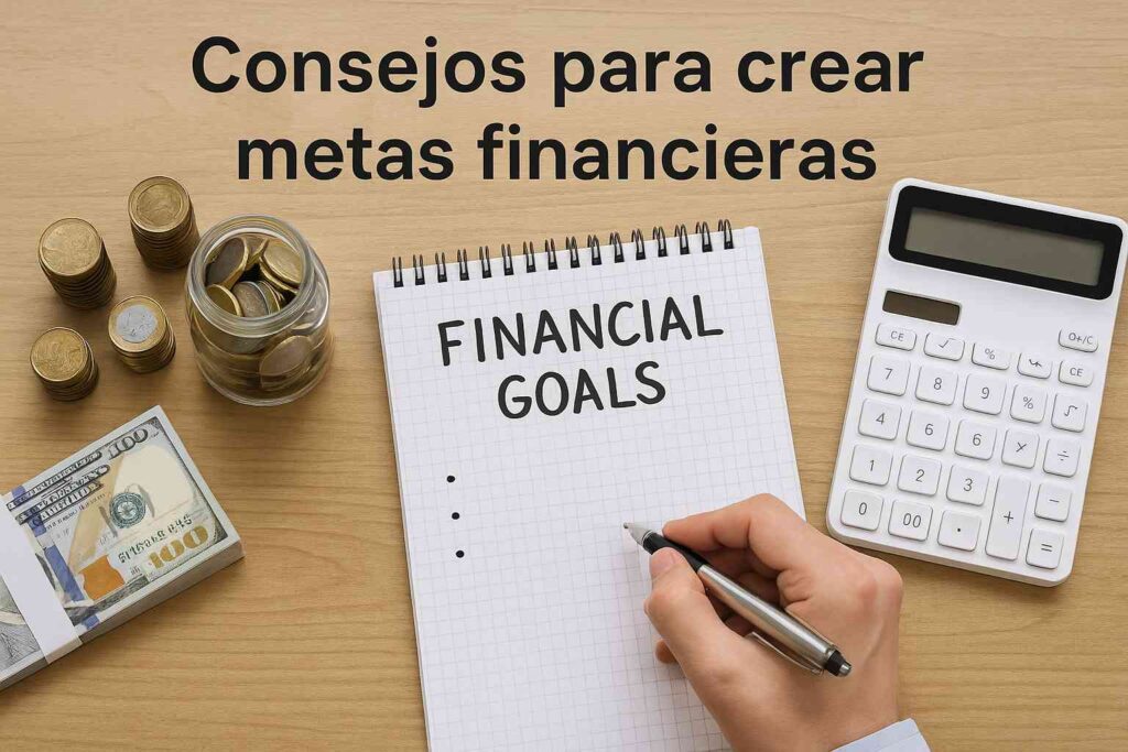 Crear metas financieras