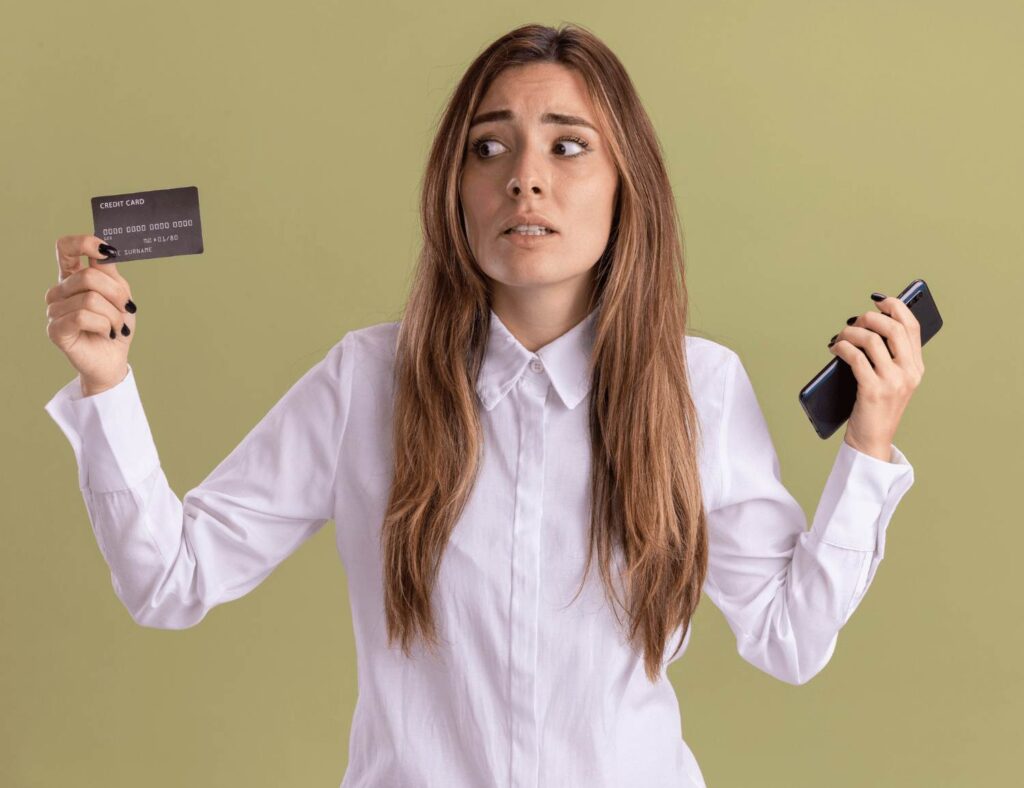 Errores comunes al usar tarjetas