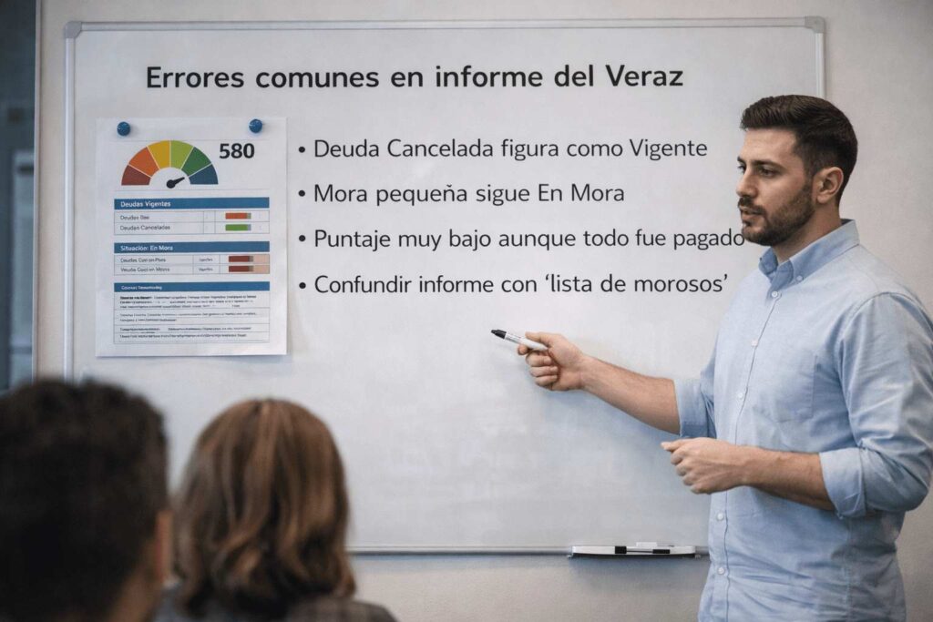 Informe con mala calificación